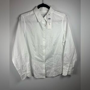 Foxcroft Crisp White Button-Down Shirt
